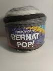 Bernat Pop! Ebony & Ivory Yarn Crochet Knit Craft 5 Self-Striping Shades