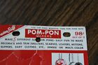 Vintage Susan Bates Pom-Pon Pom Pom Makers #14060 Interlocking Pop-in Rings